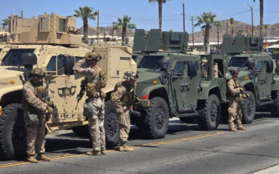 ORDENA TRUMP QUE 700 MARINES Y DOS MIL SOLDADOS DE GN FRENEN PROTESTAS POR REDADAS